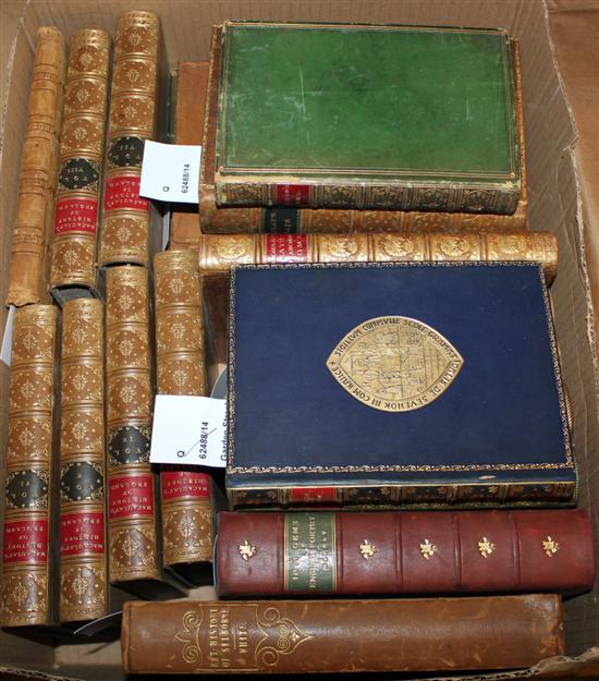 Bindings, 19C, inc Macaulay, Selborne, etc, some gilt-tooled